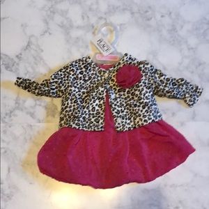 Baby girls dress with sweater